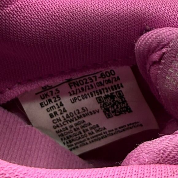 Nike Air Force 1 Low Easy On Playful Pink White - Kids US 8C / FN0237-600 - Picture 9 of 11